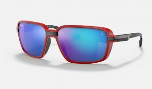 Ray Ban RB8360m Scuderia Ferrari Collection Women's Sunglasses Blue | NY8160574